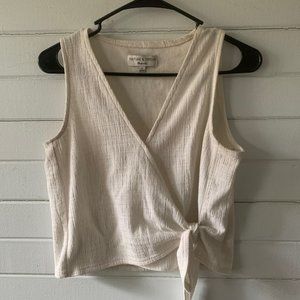 Madewell wrap front tank XS